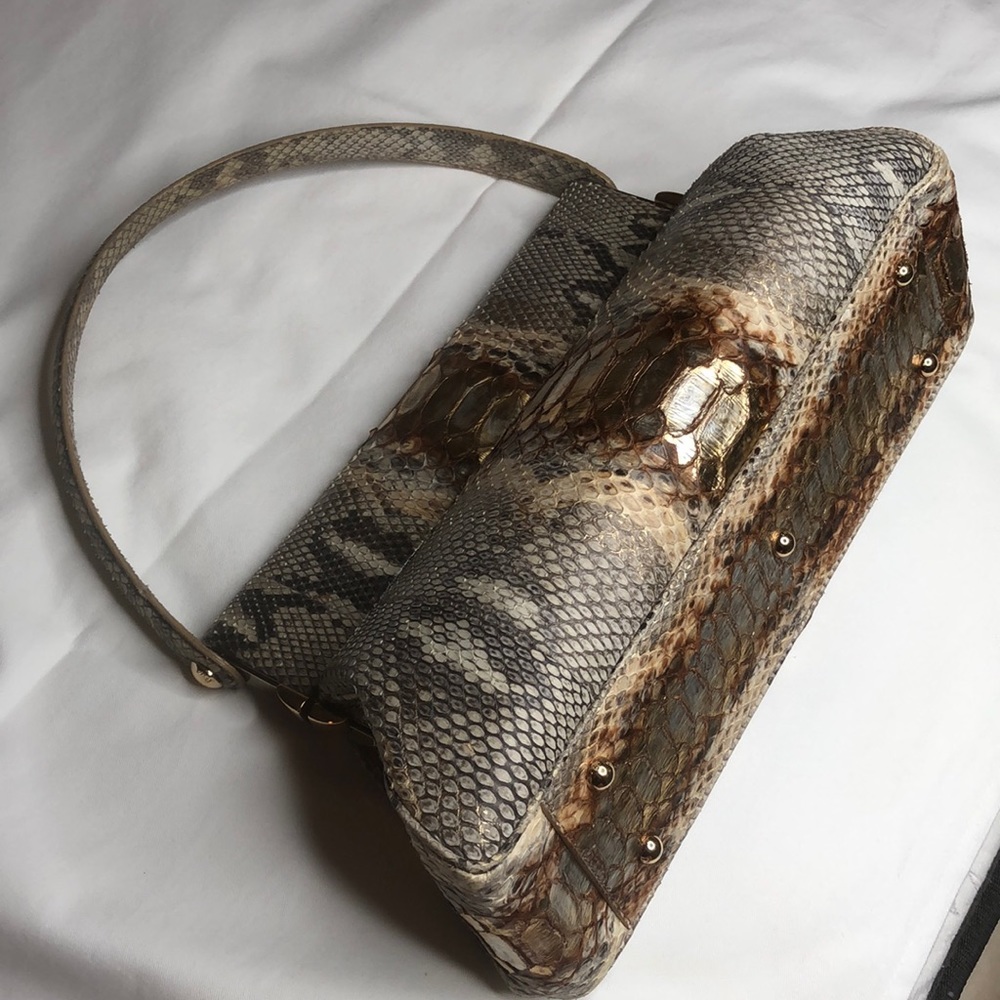 Christian Dior Rare Python Handbag - Picture 4 of 15